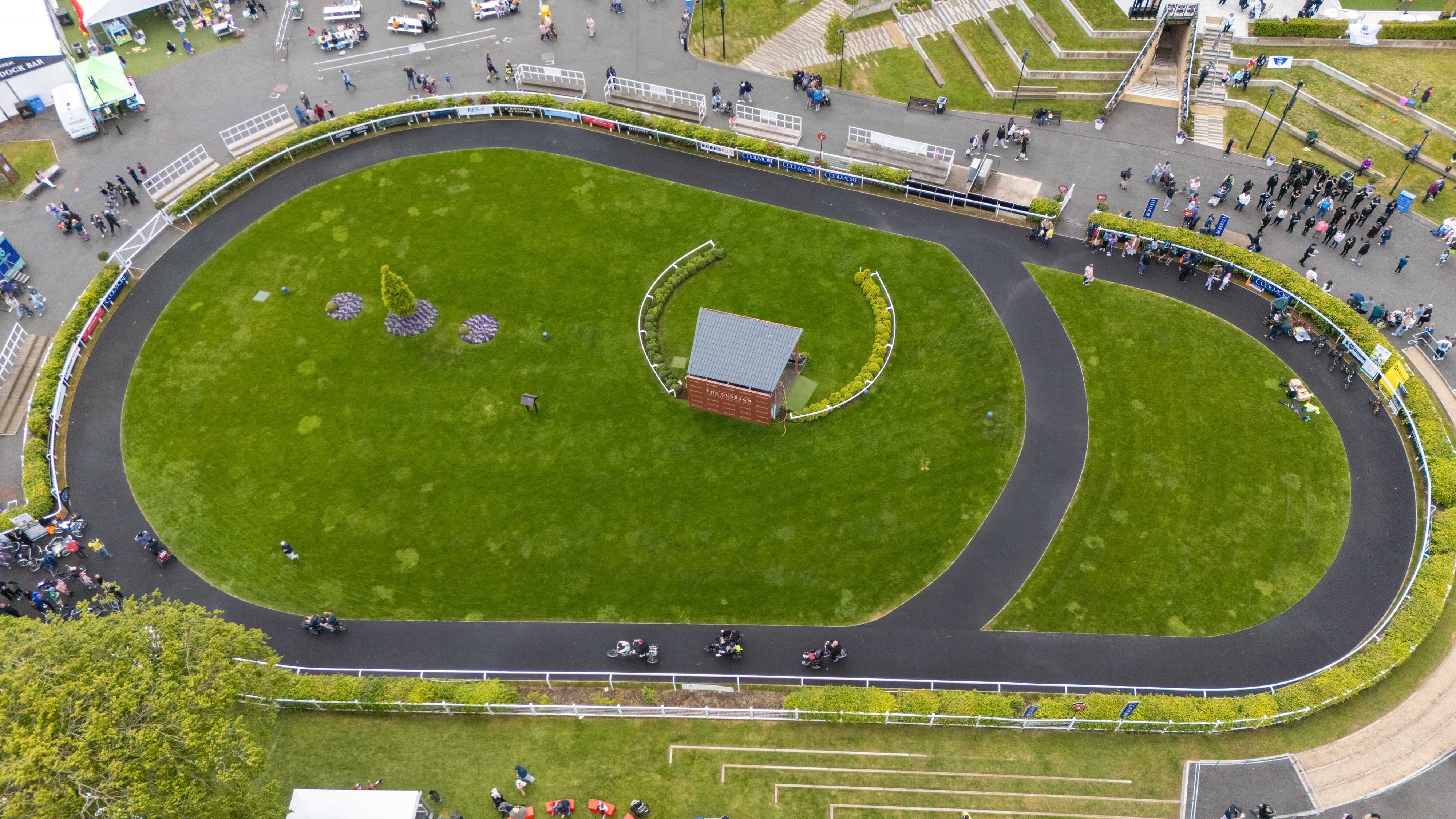 Birds eye view of Inclusivity festival 2026. 